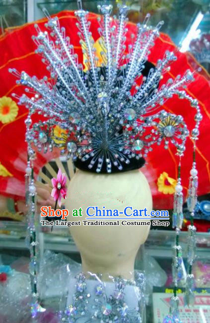 Chinese Classical Hair Accessories Traditional Ancient Beijing Opera Phoenix Coronet for Women