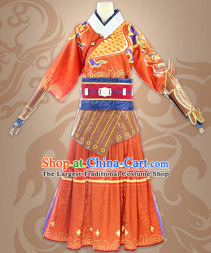 Chinese Traditional Cosplay Ming Dynasty Blades Costumes Ancient Swordsman Clothing for Men