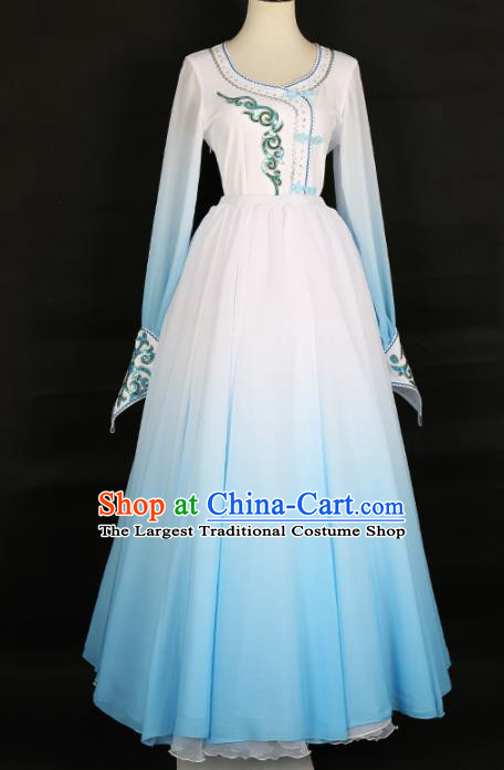 Chinese Mongolian Ethnic Minority Dress Traditional Mongol Nationality Folk Dance Costume for Women