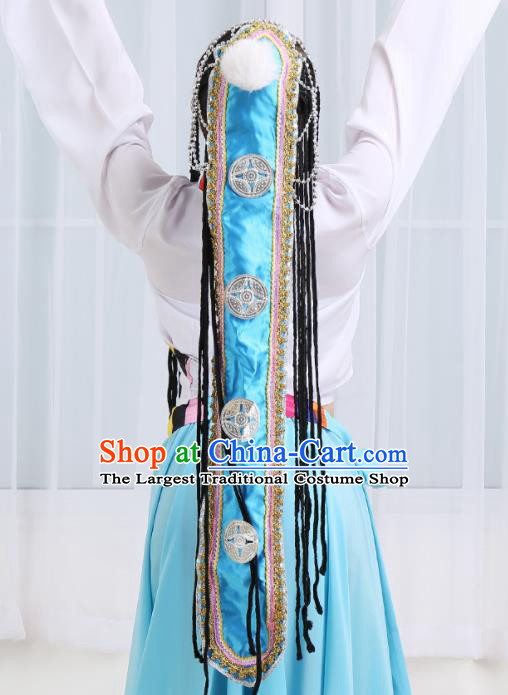 Chinese Traditional Mongolian Folk Dance Hair Accessories Classical Dance Headwear for Women