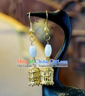 Asian Chinese Traditional Handmade Jewelry Accessories Eardrop Bride Earrings for Women