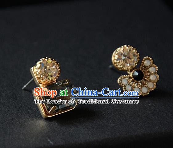 European Western Bride Vintage Accessories Eardrop Renaissance Peacock Earrings for Women