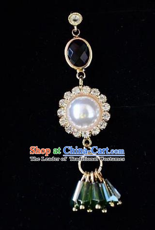 European Western Bride Accessories Renaissance Vintage Pearl Earrings for Women