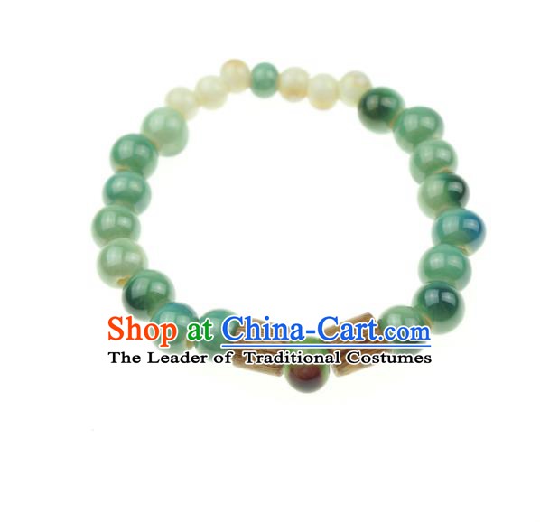 Traditional Chinese Bracelet Accessories Jingdezhen Ceramics Bangle for Women