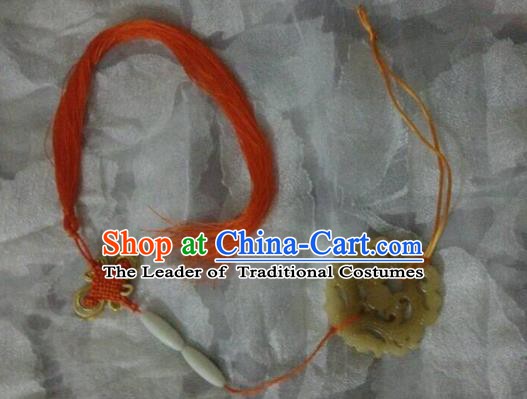 Traditional China Ancient Cosplay Swordsman Jade Pendant for Men