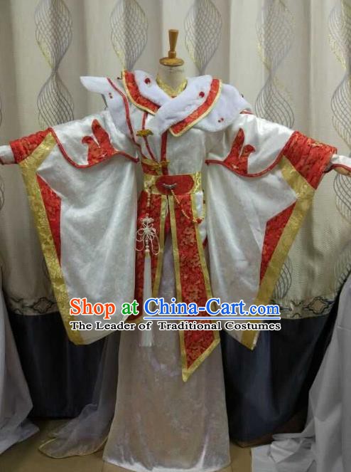 China Ancient Cosplay Costume Female Knight-errant Fairy Fancy Dress Traditional Hanfu Clothing for Women