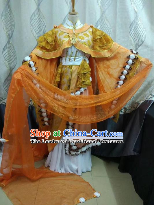 China Ancient Cosplay Ming Dynasty Queen Costume Fairy Fancy Dress Traditional Hanfu Clothing for Women