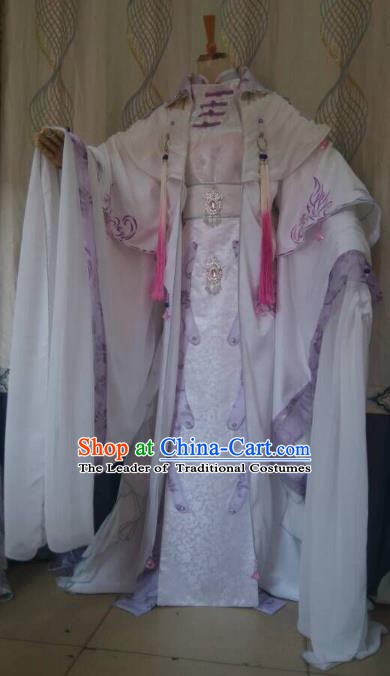 China Ancient Cosplay Palace Lady Costume Traditional Queen Hanfu Dress for Women