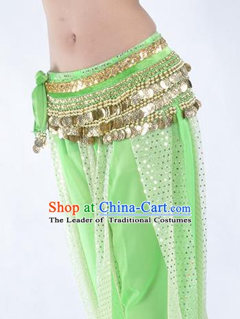 Light Green Waistband Asian Indian Belly Dance Waist Accessories India National Dance Belts for Women