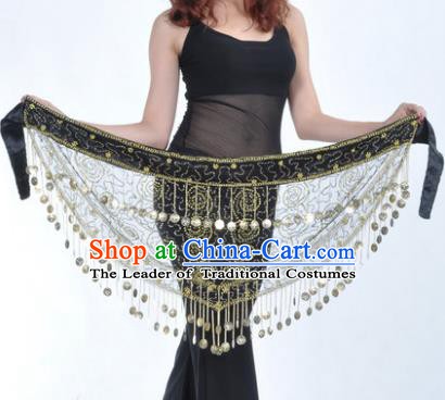 Asian Indian Traditional Belly Dance Tassel Waistband India Raks Sharki Belts for Women