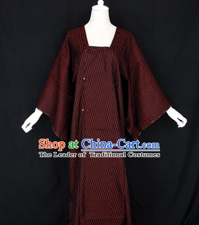 Asian Japanese Traditional Costumes Japan Kimono Bathrobe Clothing for Women