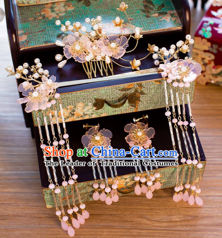 Chinese Handmade Classical Hair Accessories Ancient Hair Comb Hair Clip Hairpins for Women