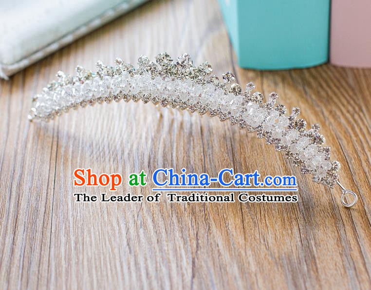 Handmade Classical Hair Accessories Baroque Crystal Hair Clasp Headwear for Women