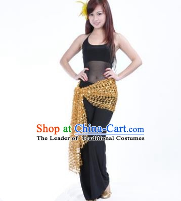 Traditional Indian Belly Dance Oriental Dance Black Costume for Women