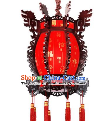 Traditional Chinese Red Palace Lanterns Handmade Hanging Lantern Ancient Ceiling Lamp