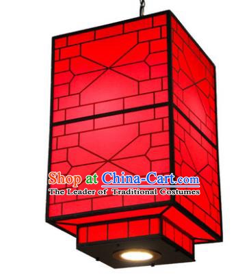 Traditional Chinese Red Hanging Palace Lanterns Handmade Lantern Ancient Ceiling Lamp