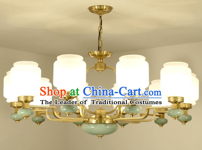 Traditional Chinese Ten-Lights Ceiling Lanterns Ancient Handmade Lantern Ancient Lamp