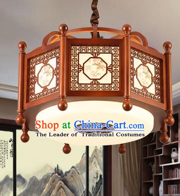 Traditional Chinese Handmade Hanging Lantern Asian Wood Ceiling Lanterns Ancient Lantern