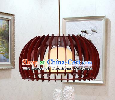 Traditional Chinese Handmade Palace Hanging Lantern Wood Ceiling Lanterns Ancient Lamp