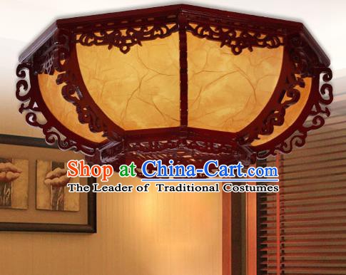 Traditional Chinese Handmade Wood Lantern Palace Ceiling Lanterns Ancient Lamp