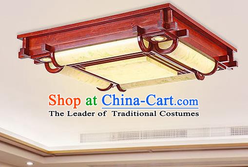 Traditional Chinese Palace Lantern Handmade Wood Ceiling Lanterns Ancient Lamp