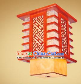 Traditional Chinese Handmade Palace Lantern New Year Wood Hanging Lanterns Ancient Lamp