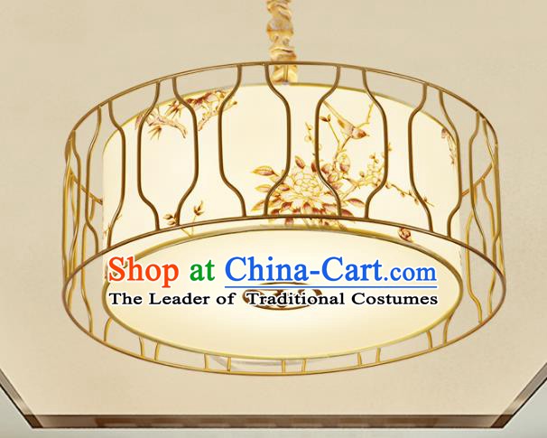 Top Grade Handmade Painting Flowers Ceiling Lanterns Traditional Chinese Palace Lantern Ancient Lanterns