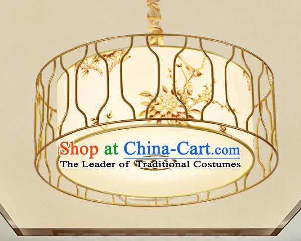 Top Grade Handmade Painting Flowers Ceiling Lanterns Traditional Chinese Palace Lantern Ancient Lanterns