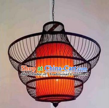 Top Grade Handmade Lanterns Traditional Chinese Iron Palace Lantern Ancient Ceiling Lanterns