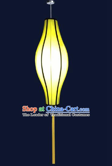Top Grade Handmade Hanging Lanterns Traditional Chinese Yellow Ceiling Palace Lantern Ancient Lanterns