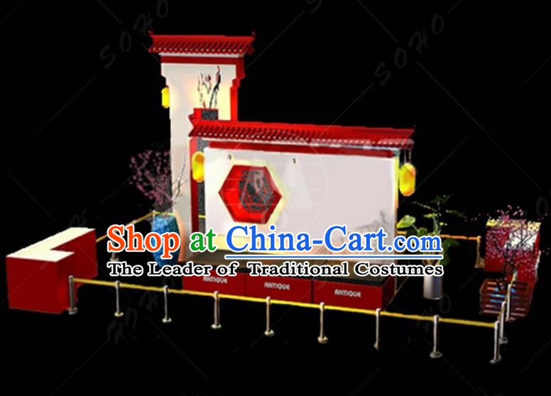 China Traditional New Year Lamp Courtyard Lamplight Decorations Stage Display Lanterns