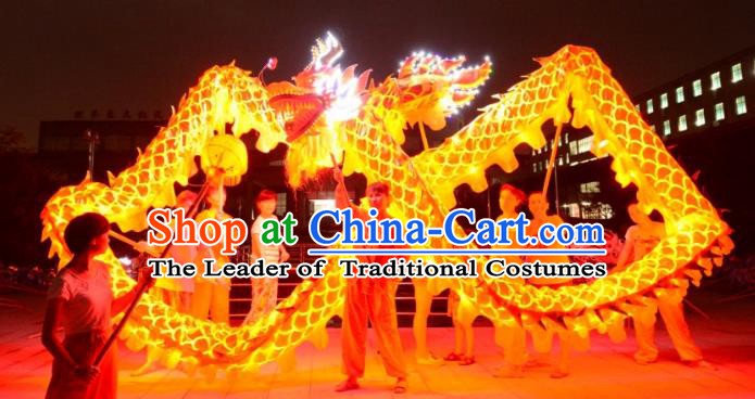 Chinese Traditional Dragon Dance Costumes Professional Lantern Festival Celebration Dragon Parade Complete Set