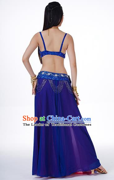 Indian Belly Dance Royalblue Tassel Waist Chain Belts India Raks Sharki Waistband for Women