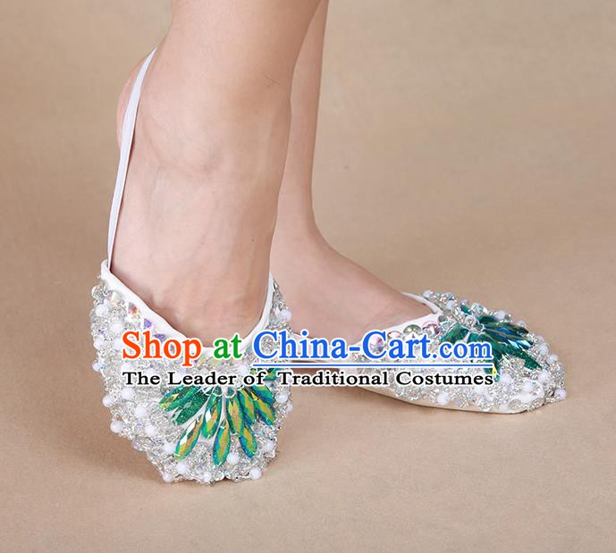 Indian Traditional Belly Dance Accessories Half Shoes for Women