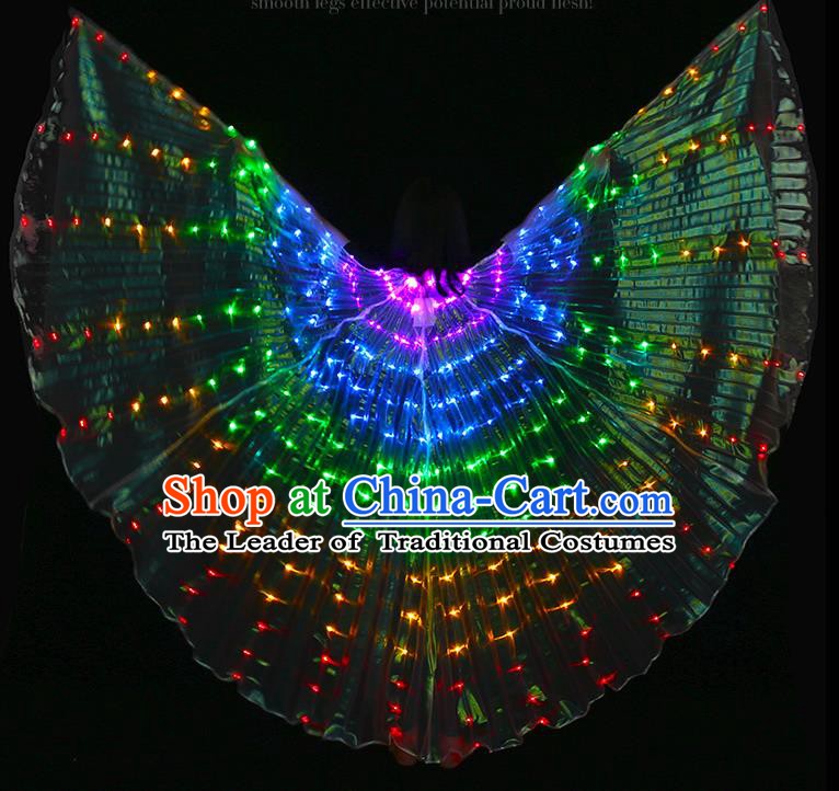 Indian Bollywood Belly Dance Props Led Light Wing for Women