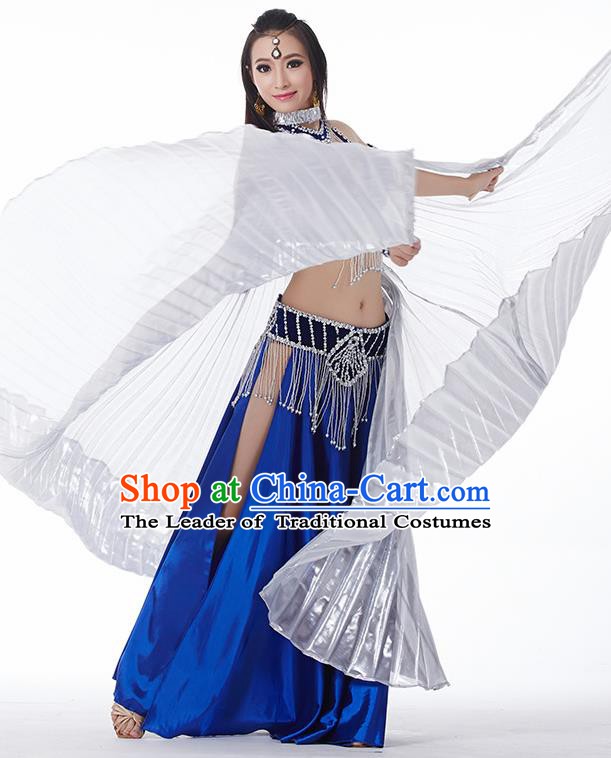 Traditional India Oriental Bollywood Dance Velvet Costume Indian Belly Dance Royalblue Dress for Women