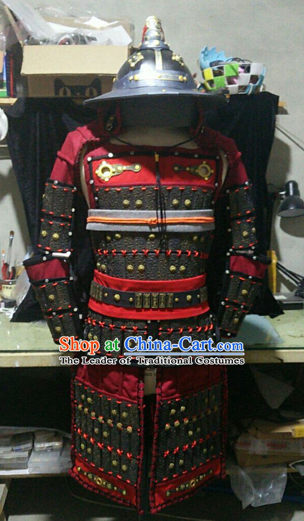 Asian Warrior Chinese General Superhero Costume Complete Set