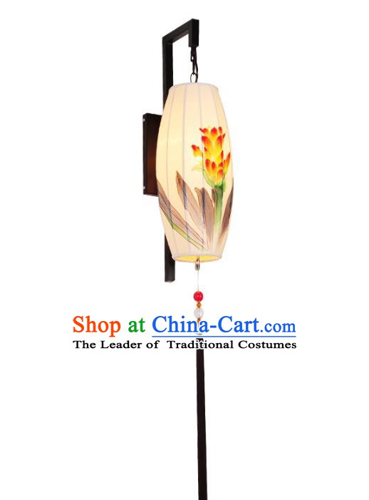 Handmade Traditional Chinese Lantern Wall Lamp Printing Palace Lantern