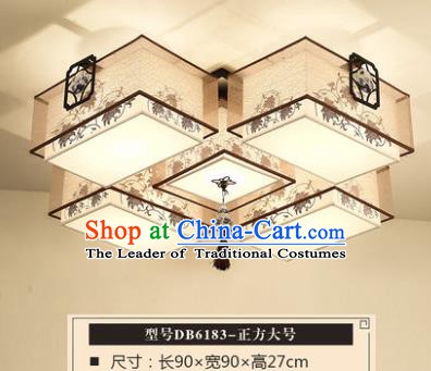 Traditional Chinese Handmade Lantern Classical Printing Ceiling Lamp Ancient Lanern