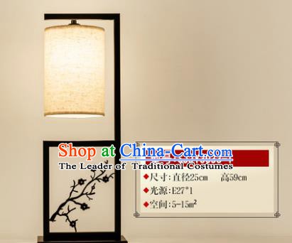 Traditional Asian Chinese Lantern China Ancient Electric Wintersweet Desk Lamp Palace Lantern