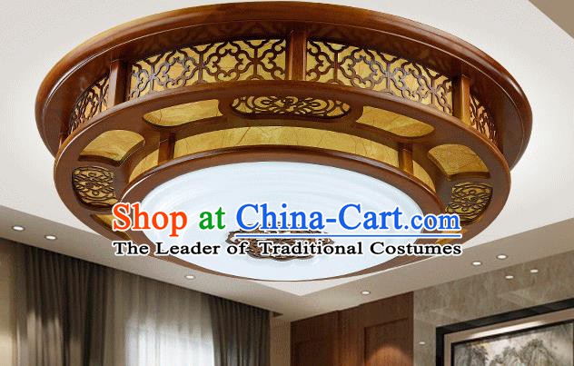 China Traditional Handmade Ancient Lantern Palace Lanterns Wood Ceiling Lamp