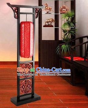 Asian China Floor Lanterns Traditional Chinese Ancient Lamp Red Palace Lantern