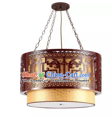 China Handmade Carving Ceiling Lantern Traditional Ancient Hanging Lanterns Palace Lamp