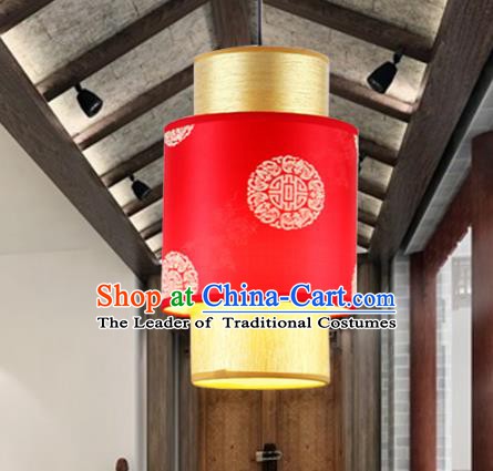 China Ancient Handmade Red Hanging Lantern Traditional Ceiling Lamp Palace Lanterns