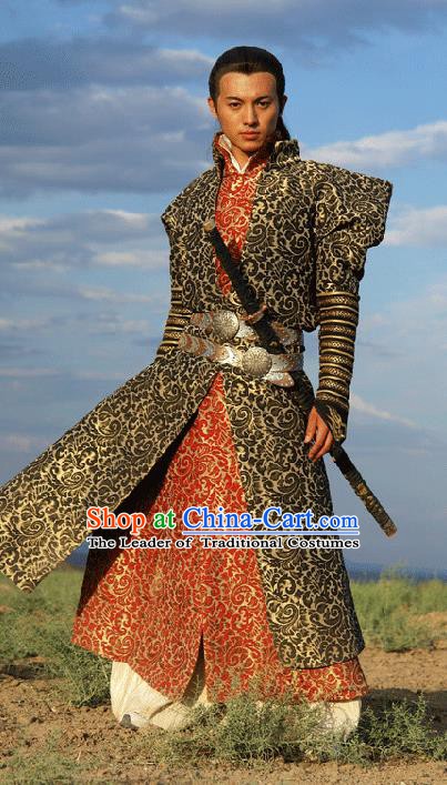 Chinese Ancient Ming Dynasty Swordsman Replica Costume for Men