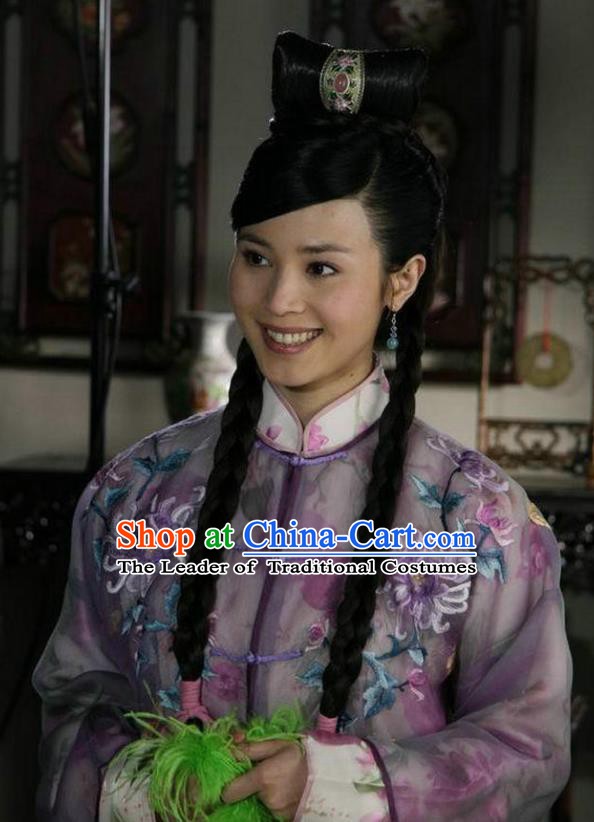 Ancient Chinese Ming Dynasty Young Lady Replica Costume for Women