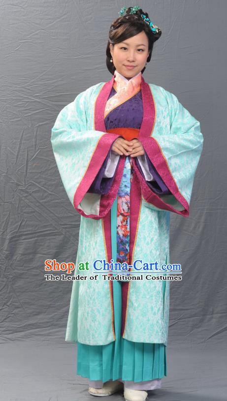 Ancient Chinese Song Dynasty Noblewoman Hostess Hanfu Dress Replica Costume for Women