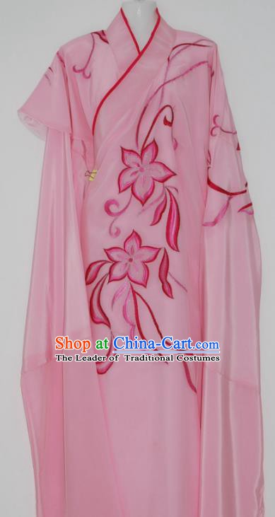 China Traditional Beijing Opera Costume Gifted Scholar Pink Robe Chinese Peking Opera Clothing