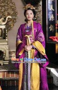 Chinese Ancient Southern Song Dynasty Imperial Consort Han Embroidered Replica Costume for Women