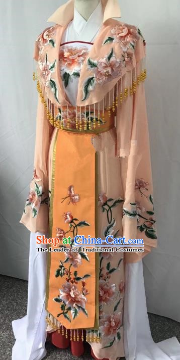 Top Grade Chinese Beijing Opera Princess Dress China Peking Opera Diva Embroidered Costume